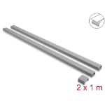 DeLOCK 22091 cable organizer Universal Cable duct Grey 2 pc(s)