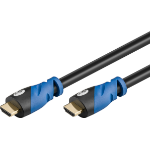 Goobay 72316 HDMI cable 1 m HDMI Type A (Standard) Black, Blue