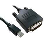 Cables Direct Mini DP/DVI-D 2m Mini DisplayPort Black