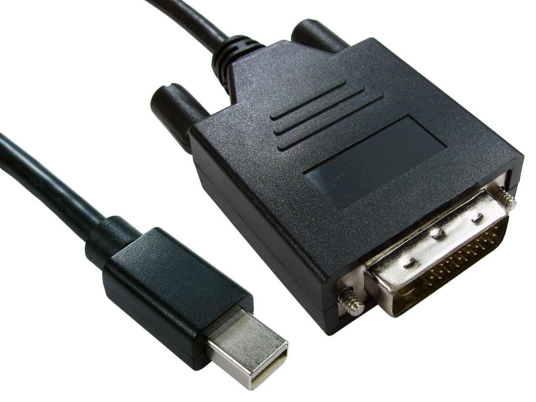 Cables Direct Mini DP/DVI-D 2m Mini DisplayPort Black