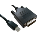 Cables Direct Mini DP/DVI-D 2m Mini DisplayPort Black