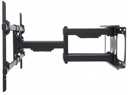 Manhattan Monitor/TV Wall Mount, Full Motion (3 pivots & tiltable), 1 screen, 37-90", Vesa 200x200 to 800x400mm, Max 75kg, Black, Box