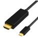 JLC N91 Type C (Male) to HDMI (Male) 1.8m - Black