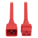 Eaton P036-002-ARD power cable Red 23.6" (0.6 m) C20 coupler C19 coupler