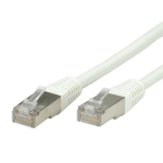 Value S/FTP (PiMF) Patch Cord, Cat.6, white 10 m