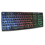 BRobotix 841581 teclado Juego USB QWERTY Negro