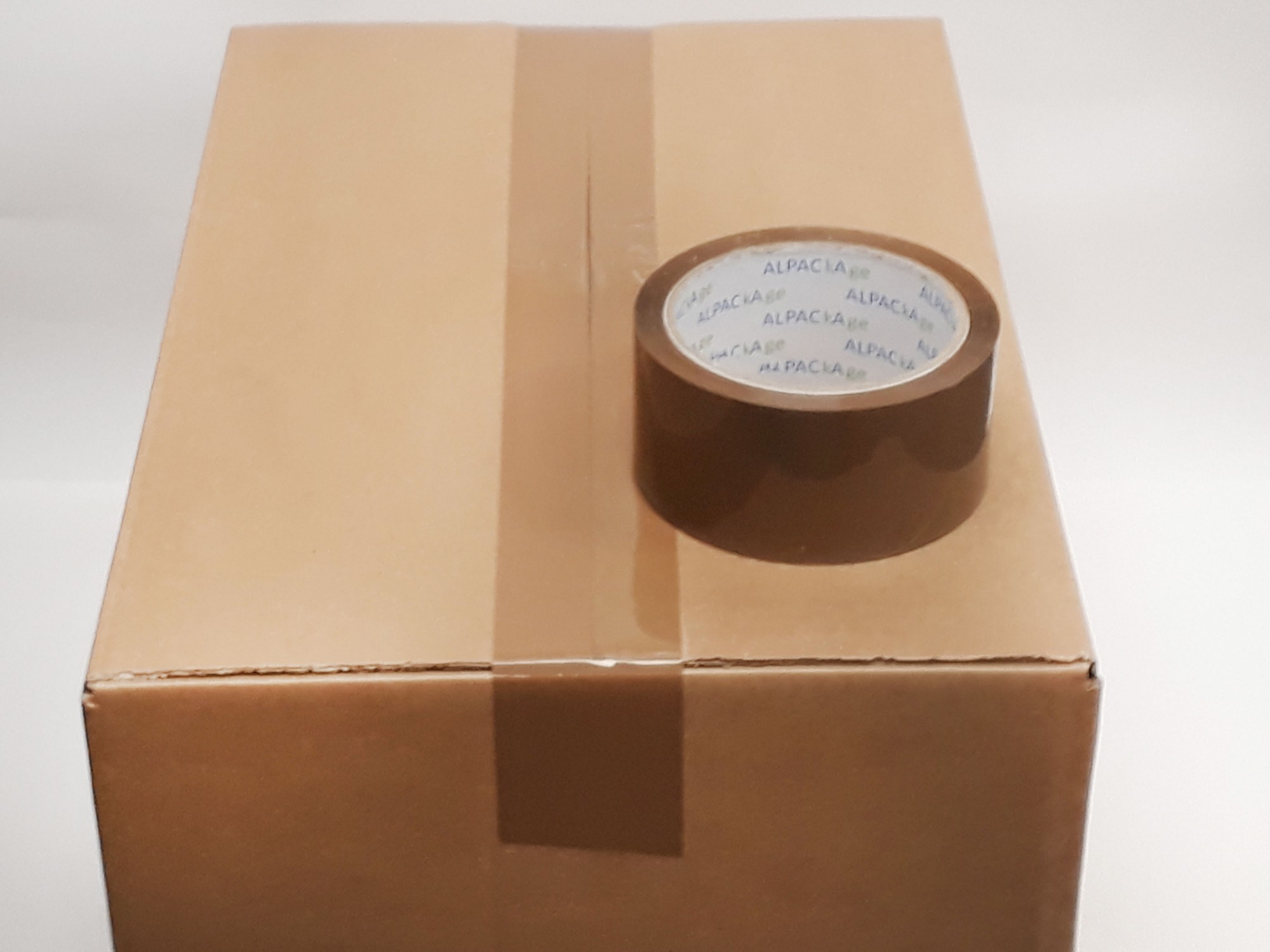 Q-Connect Low Noise Polypropylene Packaging Tape 50mmx66m Brown (Pack of 6) KF04381