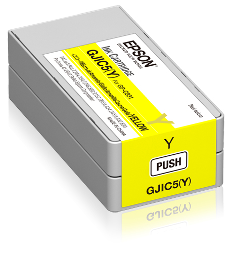 Image of Epson C13S020566/GJIC5(Y) Ink cartridge yellow 32,5ml for Epson...