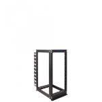 RackSolutions 111-1778 rack cabinet 24U Freestanding rack Black