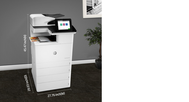 HP Color LaserJet Enterprise MFP M776dn, Print, copy, scan and optional ...