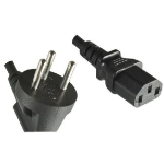 Microconnect PE010418ISRAEL power cable Black 1.8 m Power plug type H C13 coupler