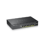 Zyxel GS2220-10HP-EU0101F network switch Managed L2 Gigabit Ethernet (10/100/1000) Power over Ethernet (PoE) Black