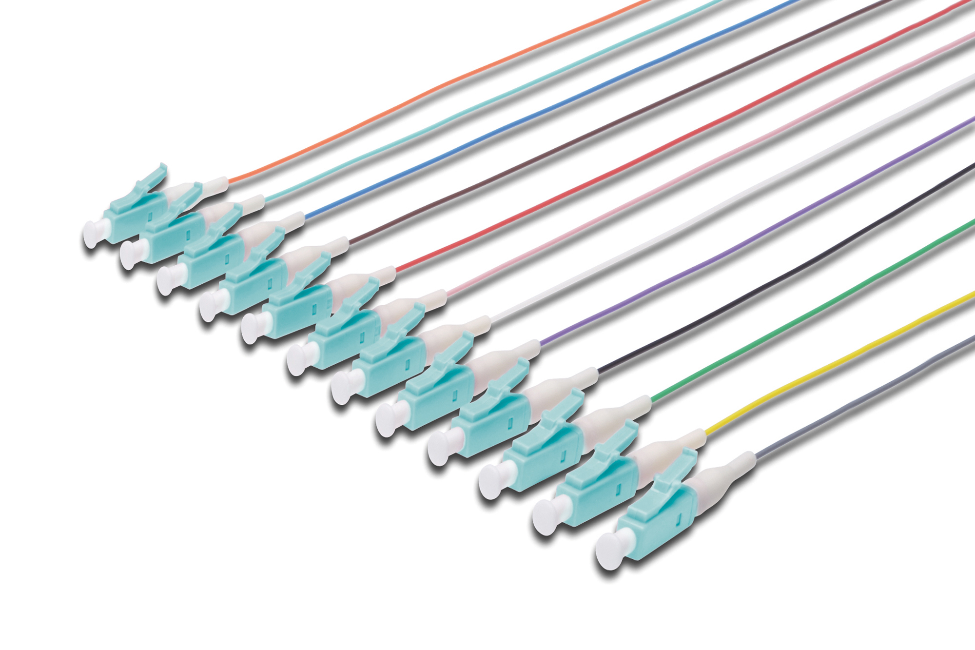 Image of Digitus colored pigtails, LC OM3 50/125 µ, Simplex