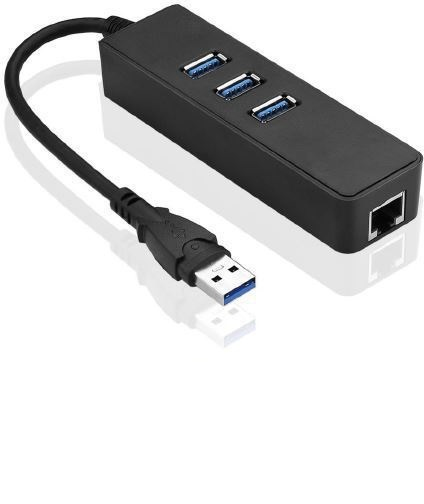 Microconnect MC-USB3.0HUBWETH notebook dock/port replicator USB 3.2 Gen 1 (3.1 Gen 1) Type-A Black