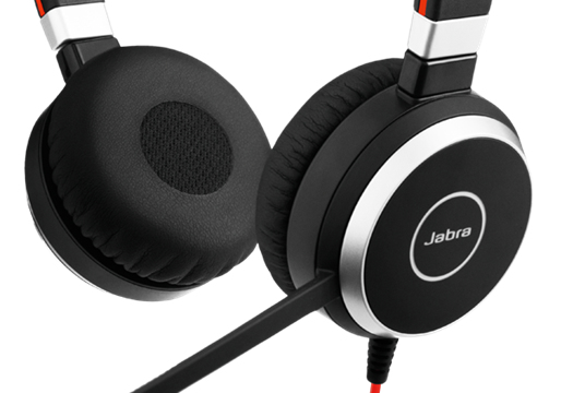 Jabra Evolve 40 MS Stereo Headset Head-band Black