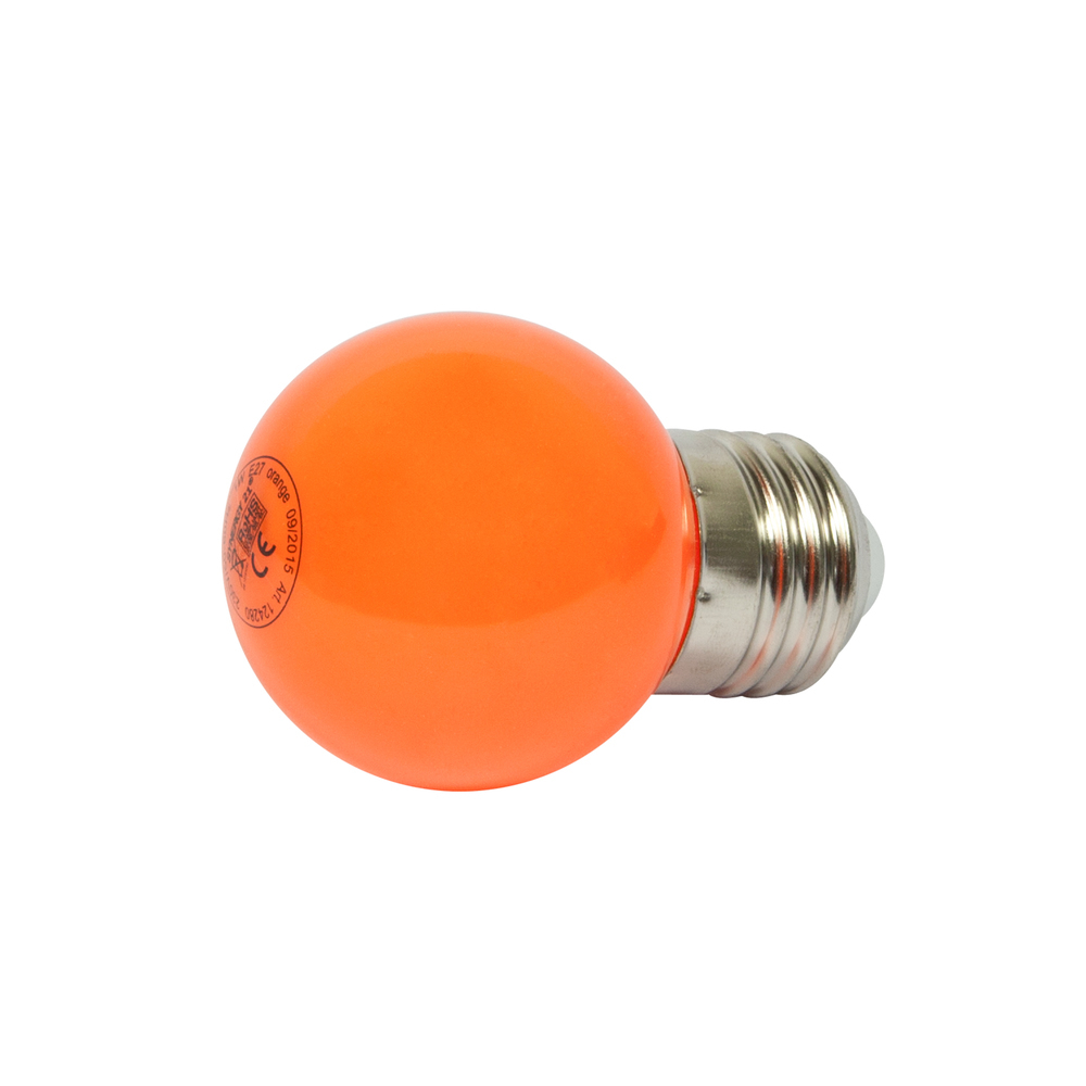 EU Product - Retrofit E27 Tropfenlampe G45 orange fr Lichterkette thumbnail