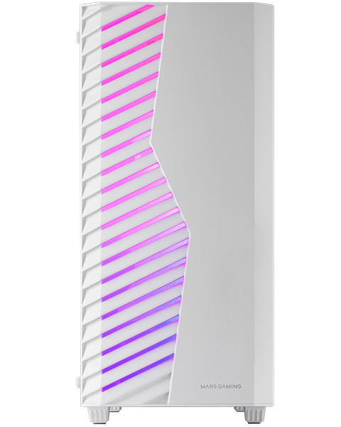 Mars Gaming White Mc-Voltw Midi Tower