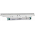 Linex RR1000 Rolling ruler 30 cm Polystyrene Green, Transparent 1 pc(s)