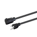 Monoprice 35049 power cable Black 181.1" (4.6 m) NEMA 5-15P NEMA 5-15R