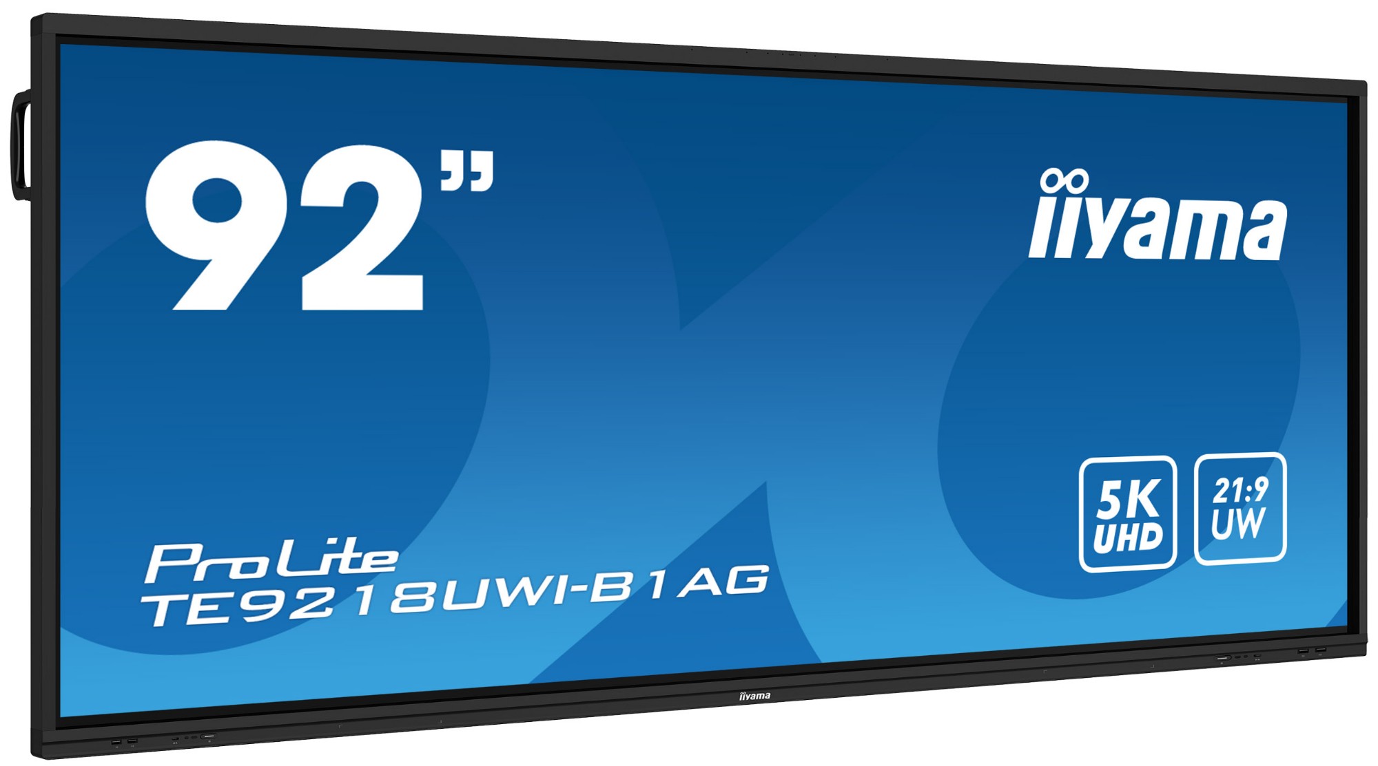 92” Ultra-wide Interactive 5K UHD display with 21:9 panoramic v