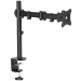 StarTech.com Desk Mount Monitor Arm for up to 34" (8 kg) VESA Compatible Displays - Articulating Pole Mount Single Monitor Arm - Ergonomic Height Adjustable Monitor Mount - Desk Clamp/Grommet