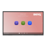 BenQ RE6503 interactive whiteboard 165.1 cm (65") 3840 x 2160 pixels Touchscreen Black