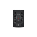 Gemini MM1 audio mixer 2 channels Black