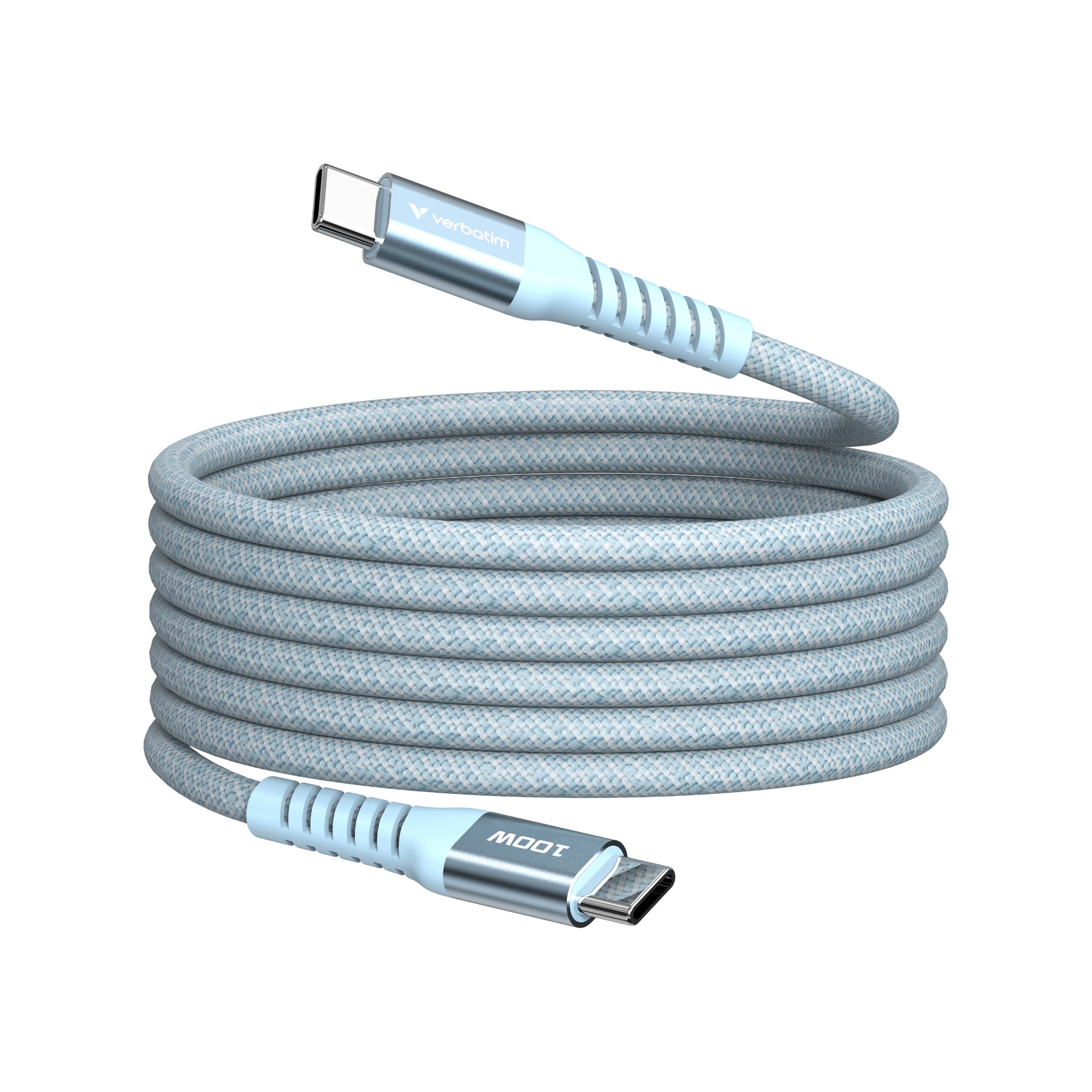 Verbatim Sync & Charge Magnetic Cable - 100W USB-C to USB-C 120 cm