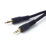 Microconnect AUDLL1 audio cable 1 m 3.5mm Black