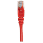 Intellinet Network Patch Cable, Cat6, 1.5m, Red, CCA, U/UTP, PVC, RJ45, Gold Plated Contacts, Snagless, Booted, Lifetime Warranty, Polybag