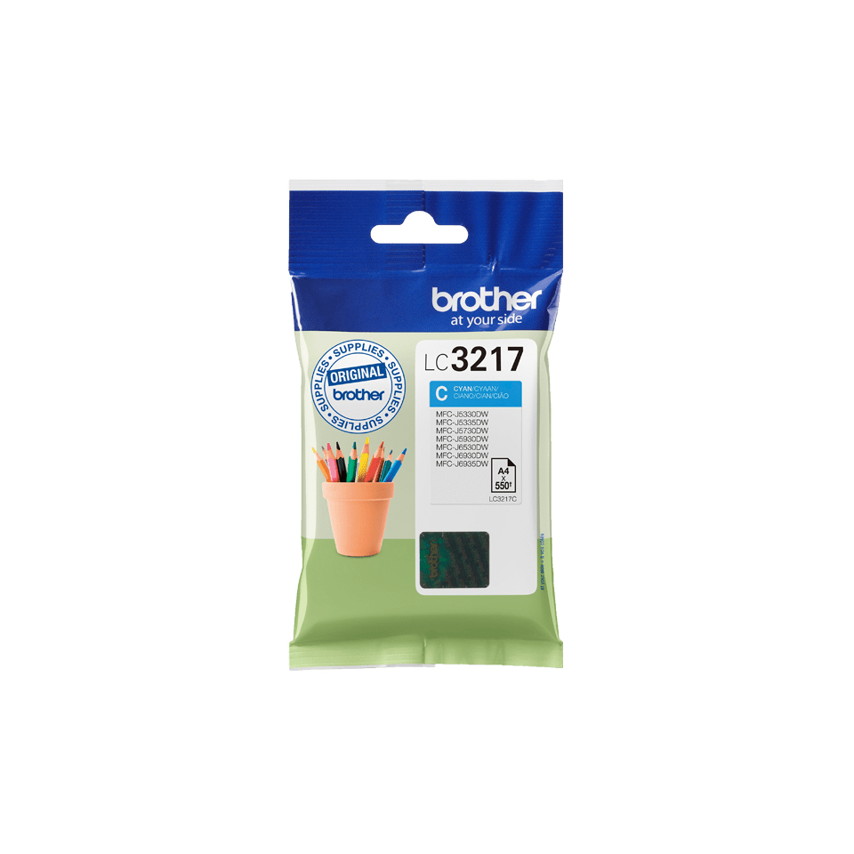 Brother LC3217C Inkjet Cartridge Cyan LC3217C