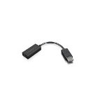 Lenovo 4X90R61023 video cable adapter 0.225 m DisplayPort HDMI Type A (Standard) Black