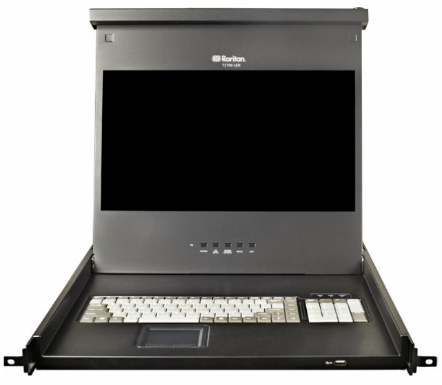 Raritan T1700 rack console 43.9 cm (17.3") 1920 x 1080 pixels Black 1U