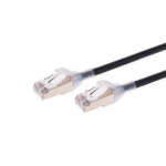 Monoprice SlimRun networking cable Black 120" (3.05 m) Cat6a S/FTP (S-STP)