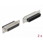 DeLOCK D-Sub HD 44 pin crimp female, metal, 2 pieces