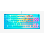 Steelseries Apex 3 TKL - US keyboard Gaming USB QWERTY US English Aqua color