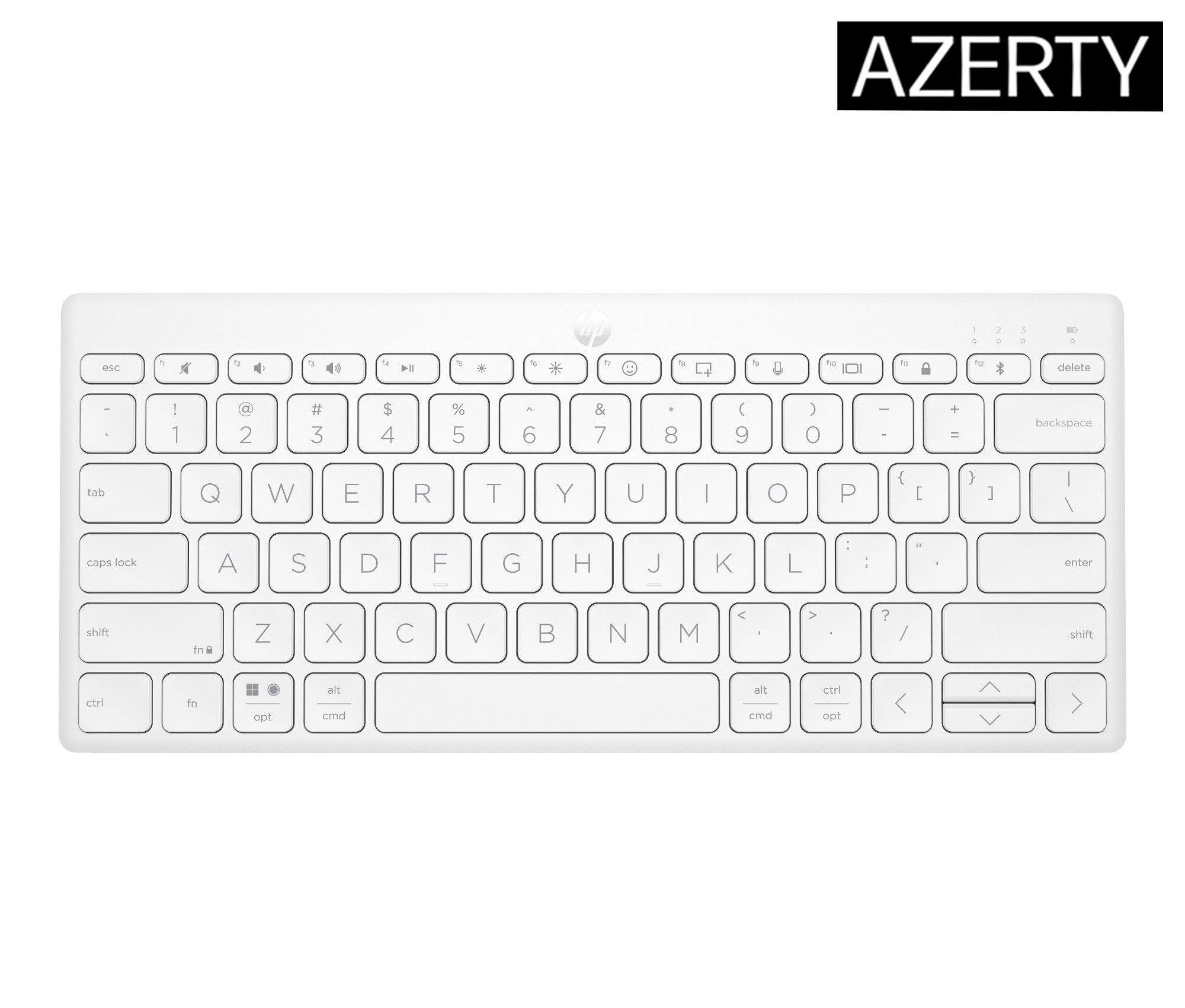 HP 350 WHT Compact Multi-Devic - Tastatur - Bluetooth 5 keyboard Home