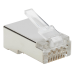 Tripp Lite N232-050-FTP kabel-connector RJ45 Metallic, Transparant