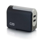 C2G 20276 mobile device charger Universal Black, Gray AC Indoor