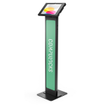 Compulocks iPad 10.9" 10th Gen Swell Enclosure Brandable Floor Stand Black