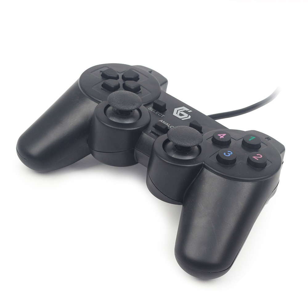 Image of Gembird JPD-UDV-01 Gaming Controller Black USB 2.0 Gamepad...