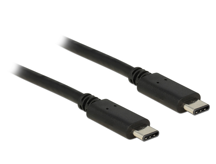 Image of DeLOCK 0.5m USB 2.0 USB cable USB C Black