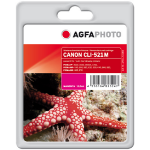 AgfaPhoto APCCLI521MD inktcartridge 1 stuk(s) Magenta