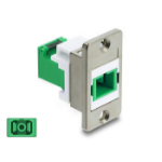 DeLOCK 91104 glasvezeladapter SC/SC 1 stuk(s) Wit, Zilver, Groen