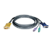 Tripp Lite P774-015 KVM cable Black 179.9" (4.57 m)
