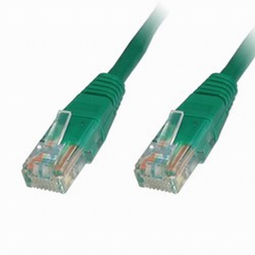 LMS 0.3m Green Cat5e UTP Patch / Straight Networking Cable