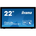 iiyama ProLite T2235MSC computer monitor 54.6 cm (21.5") 1920 x 1080 pixels Full HD LED Touchscreen Tabletop Black