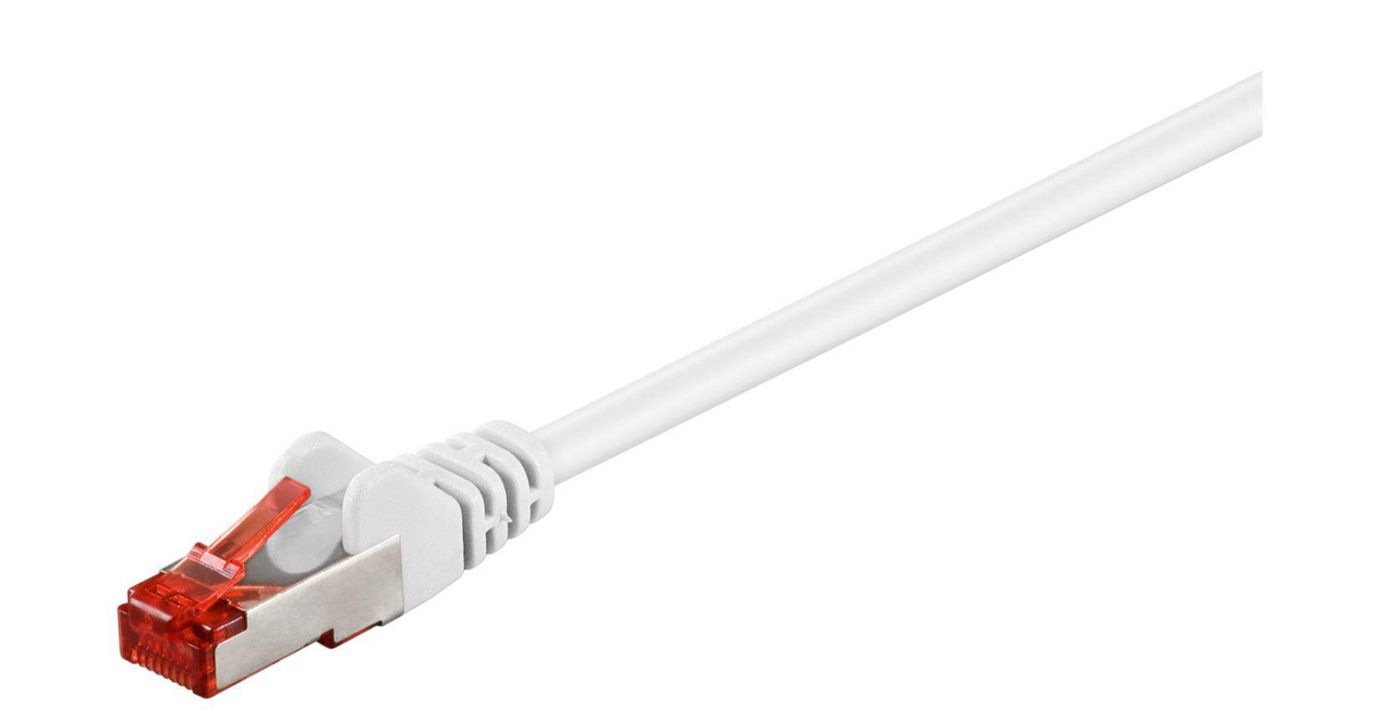 Image of Microconnect 0.25m Cat6 RJ-45 networking cable White F/UTP (FTP)
