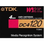 TDK DC4-120 backup storage media Blank data tape DDS 4 mm