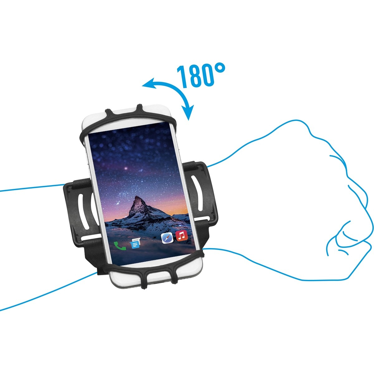 Image of Mobilis 030004 holder Mobile phone/Smartphone Black